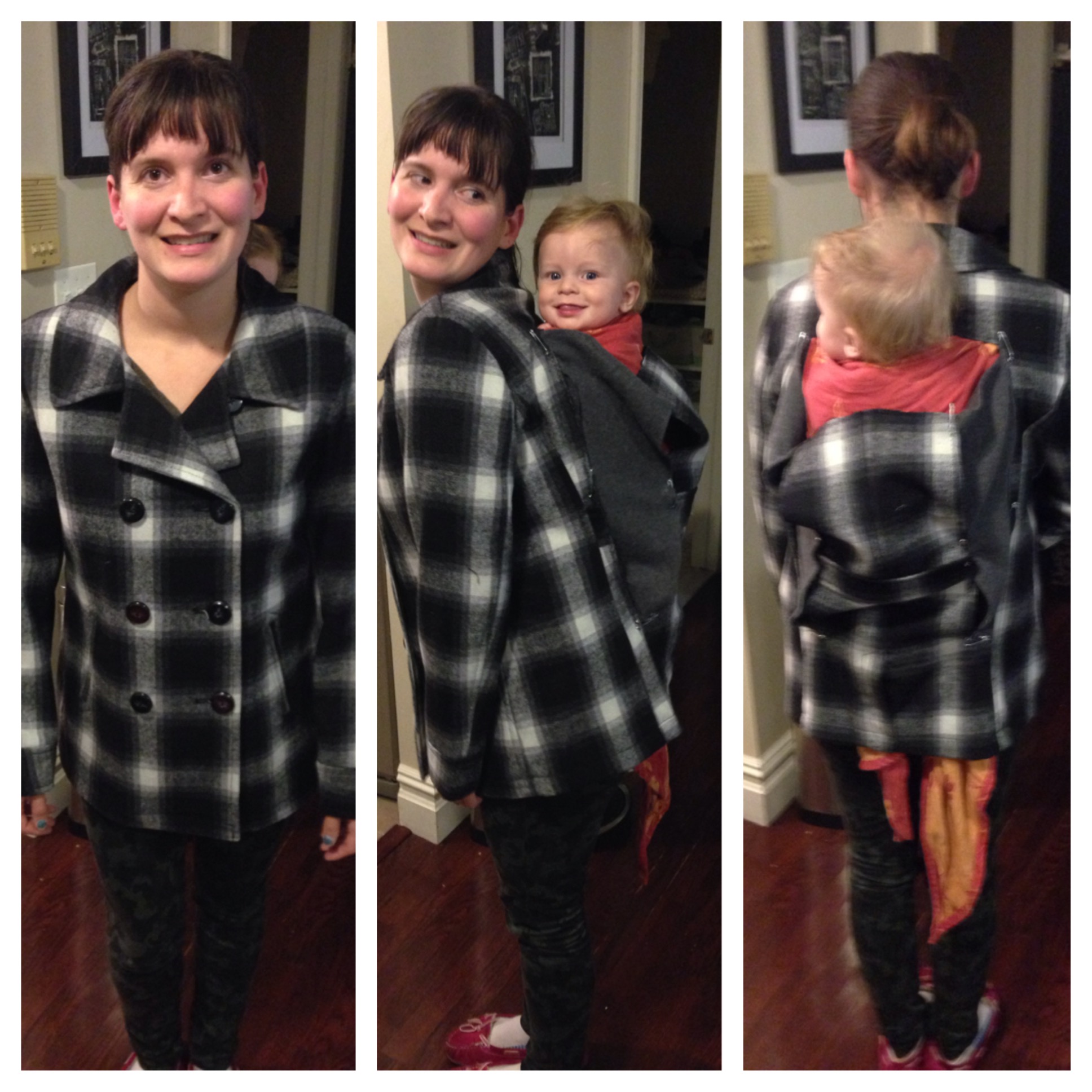 diy babywearing shirt